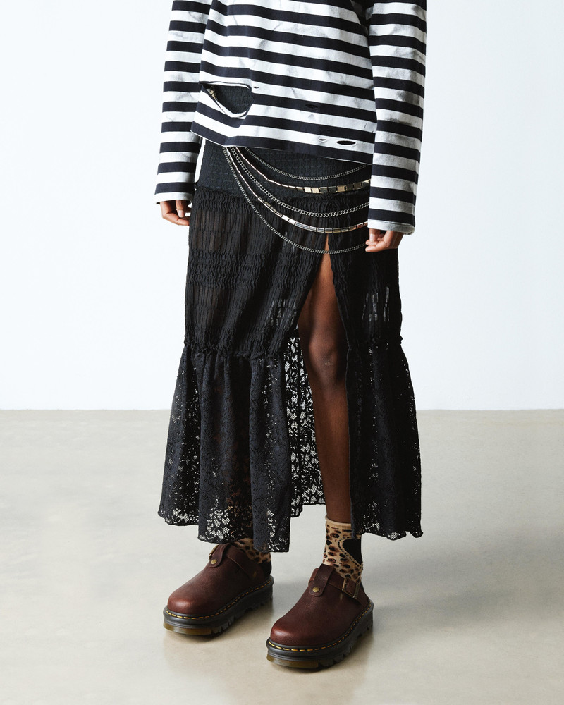 Zebzag Rustique Leather platform mules 6