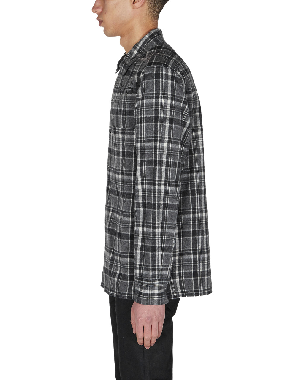 PLAID LOGO SHIRT - 4