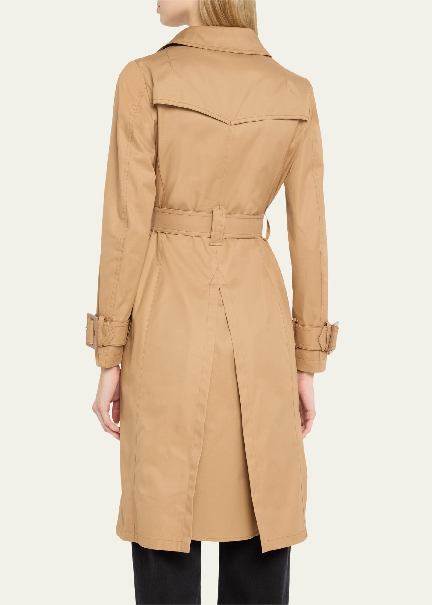 Delon Double-Breasted Trench Coat - 3