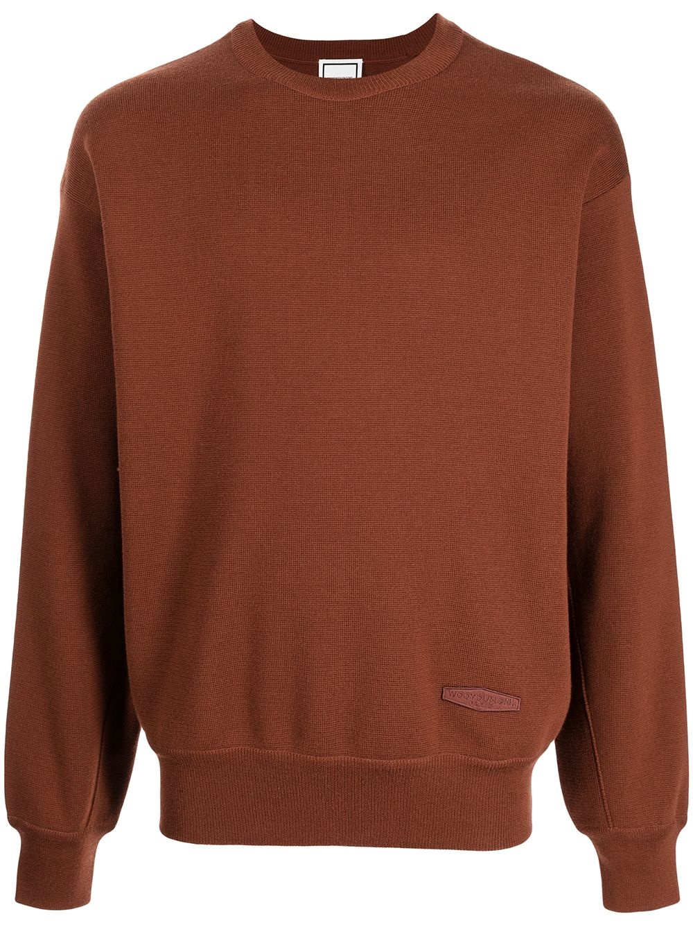 crew neck wool sweatshirt - 1