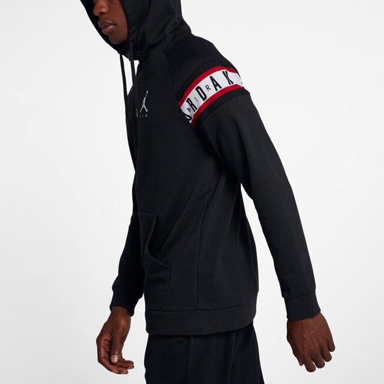 Air Jordan Sports Hooded Jacket Men Black CU2775-010 - 6