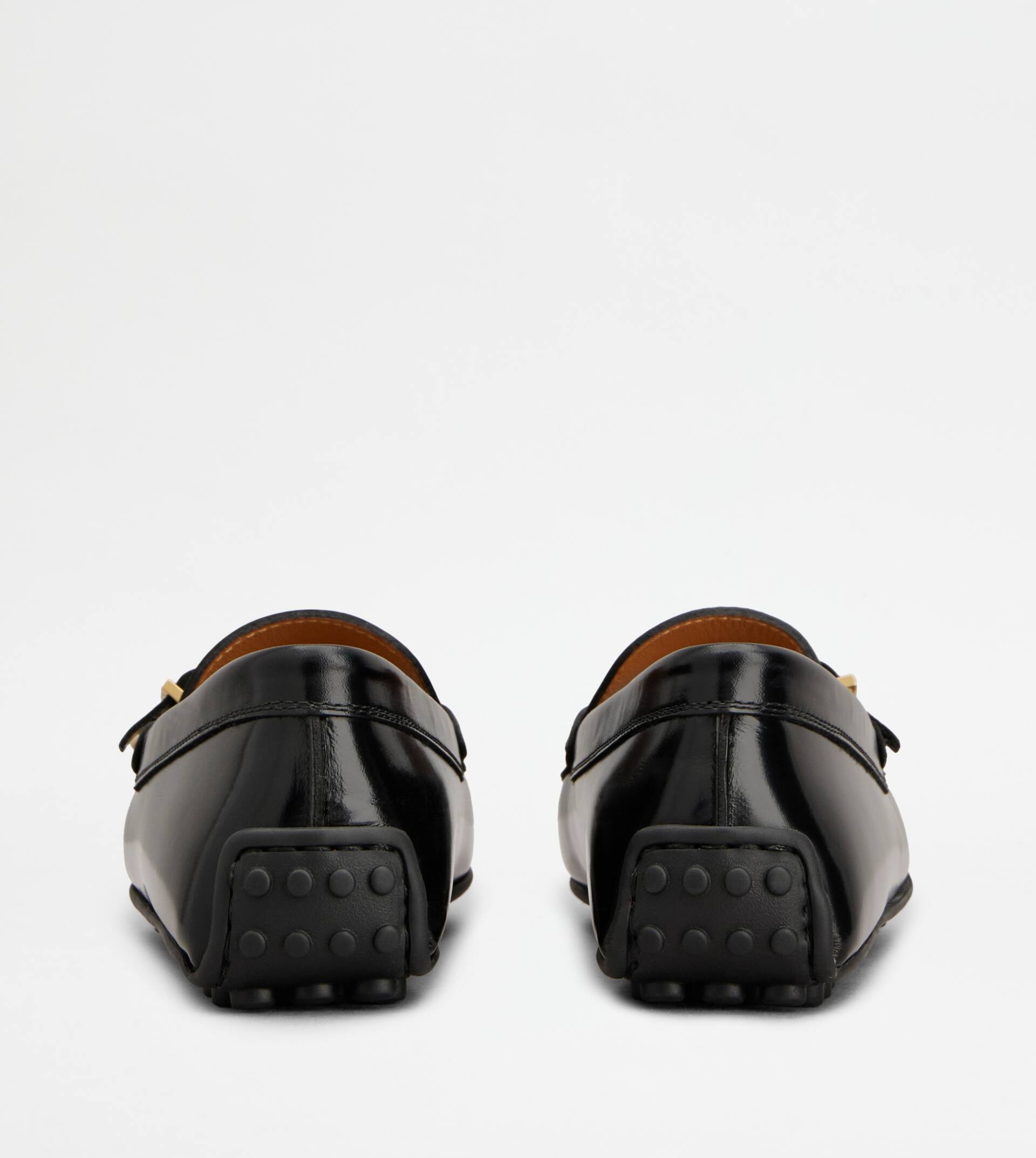CITY GOMMINO DRIVING SHOES IN LEATHER - BLACK - 3