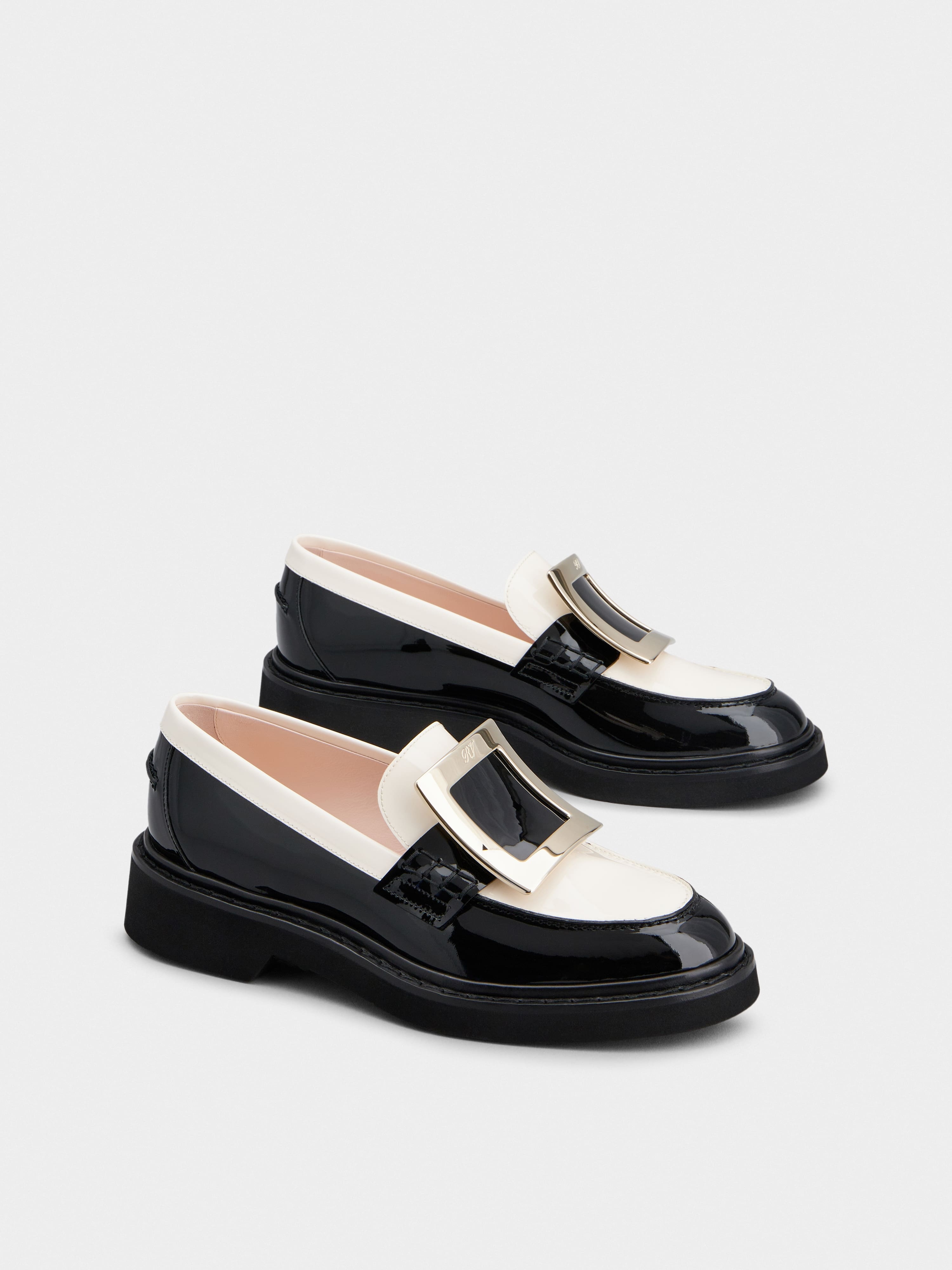 Viv' Rangers Metal Buckle Loafers in Patent Leather - 2