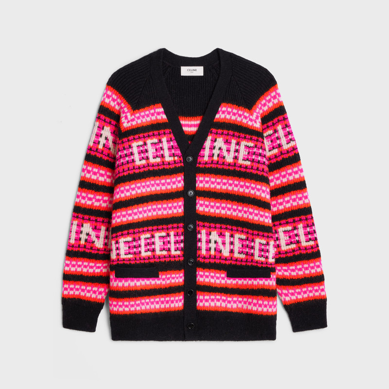 CELINE CARDIGAN IN SKI JACQUARD WOOL - 1