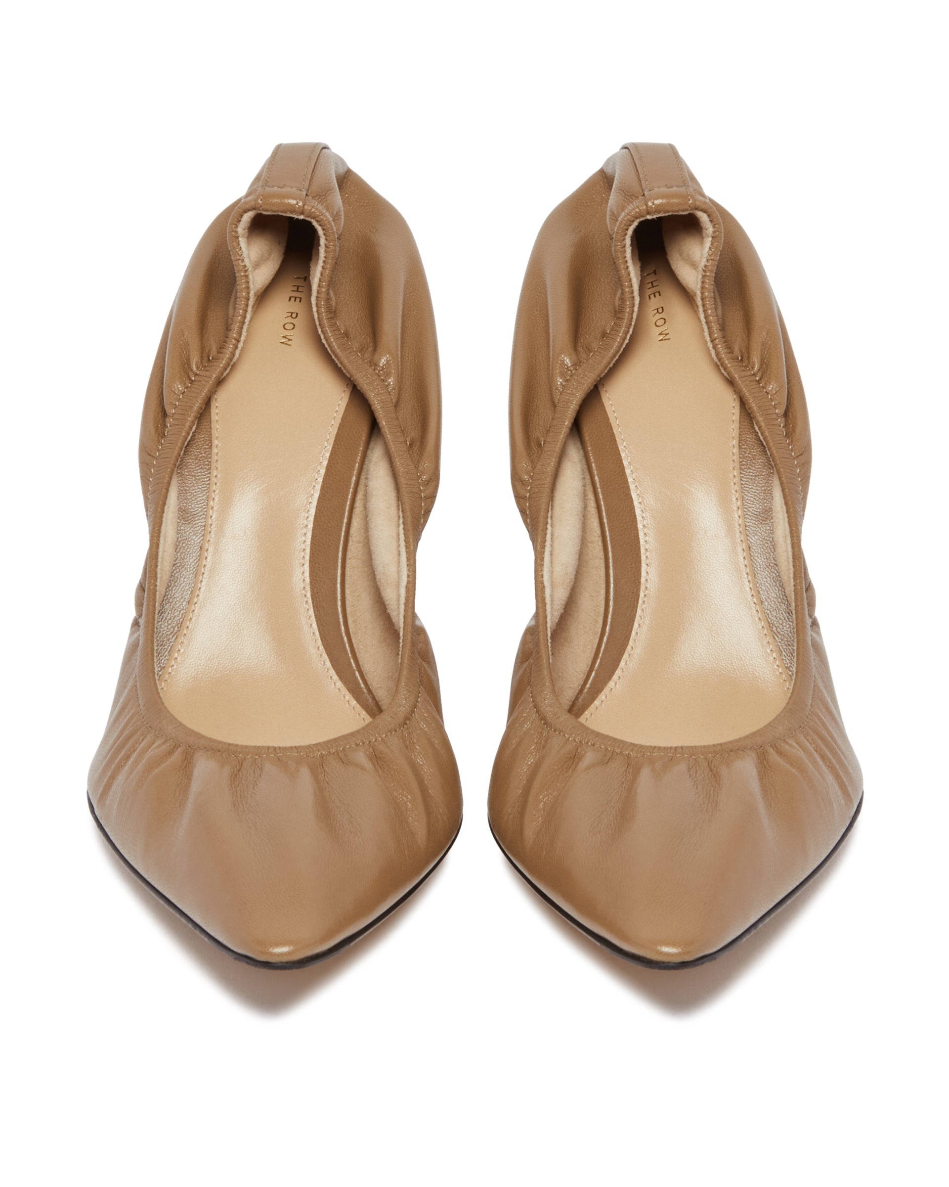 Brown Liisa Leather Pumps - 4