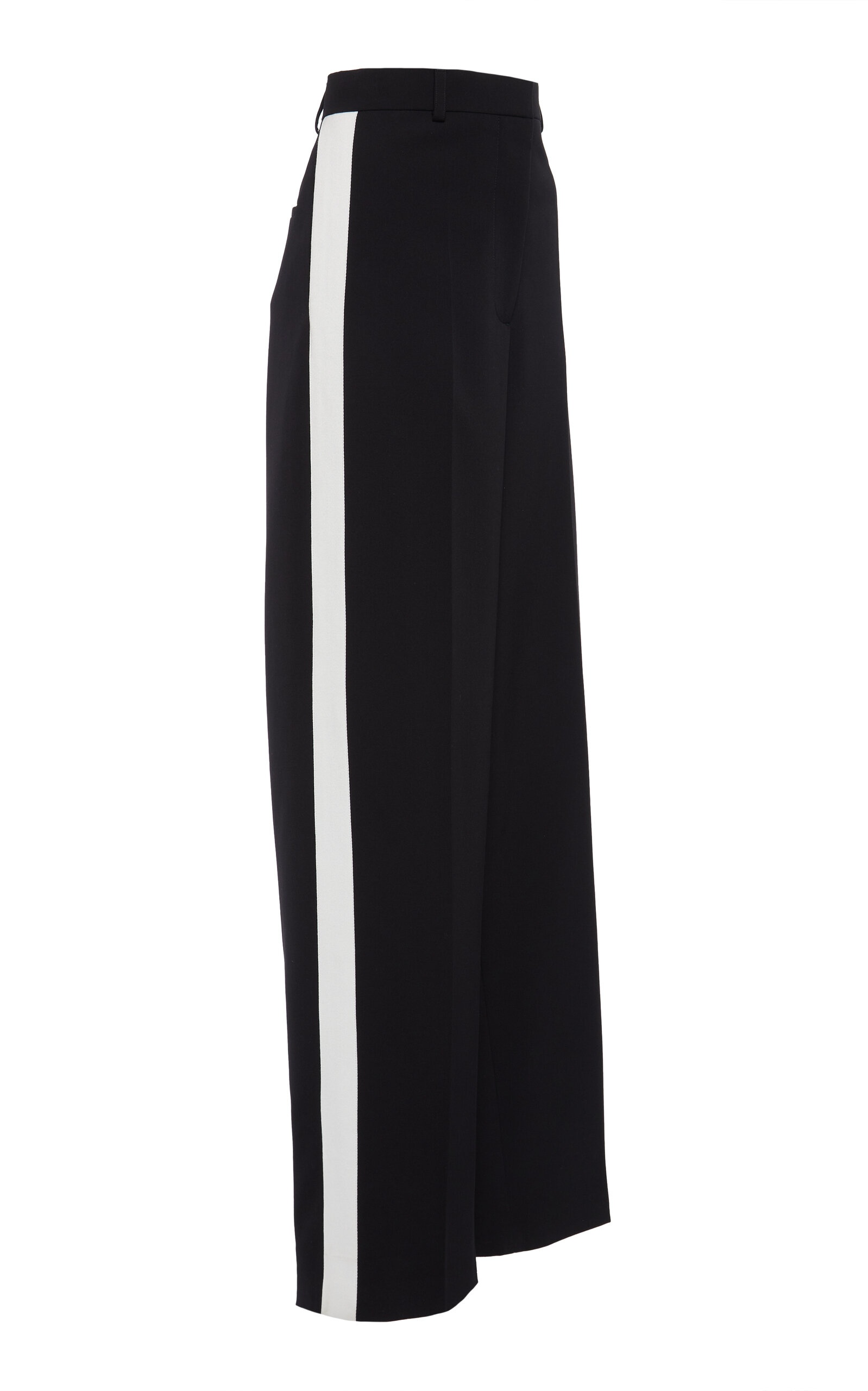 Tuxedo-Striped Stretch-Wool Pants black - 4