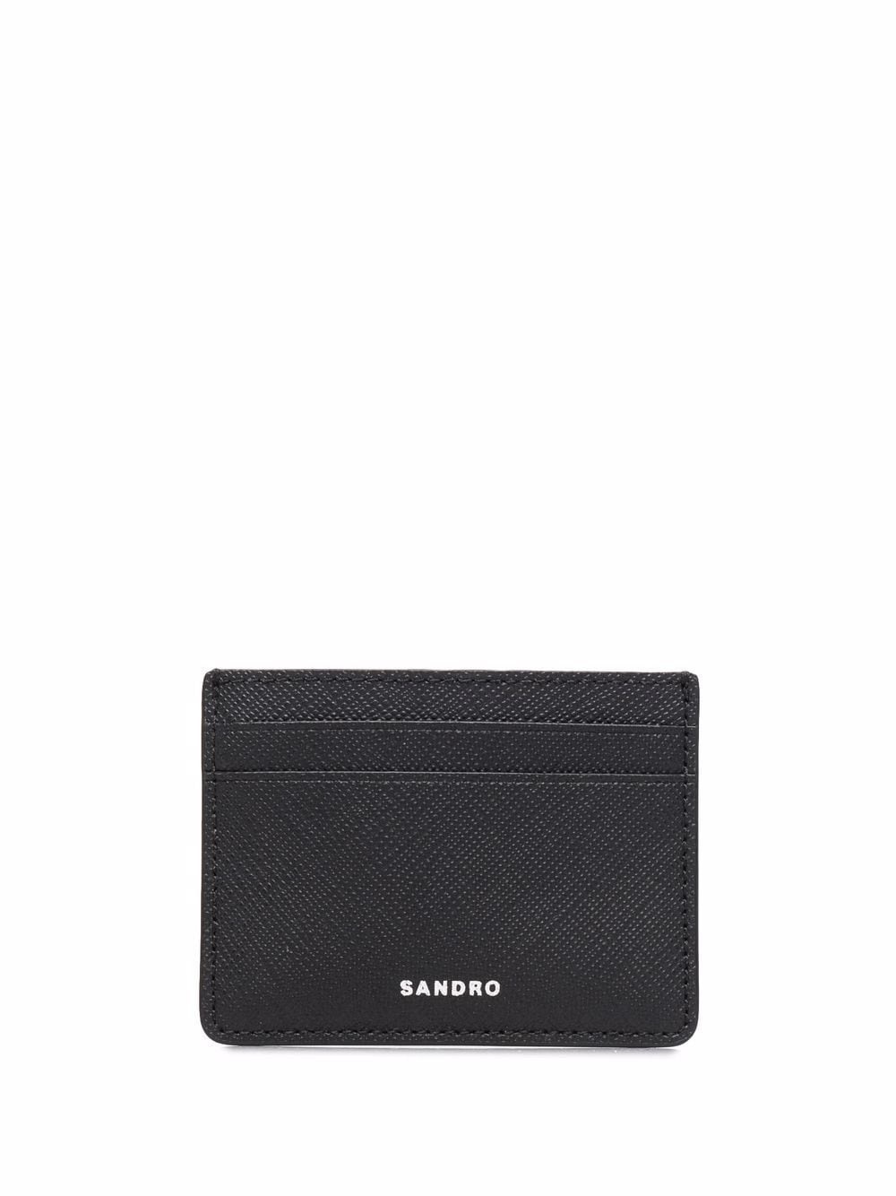 textured logo-embossed cardholder - 1