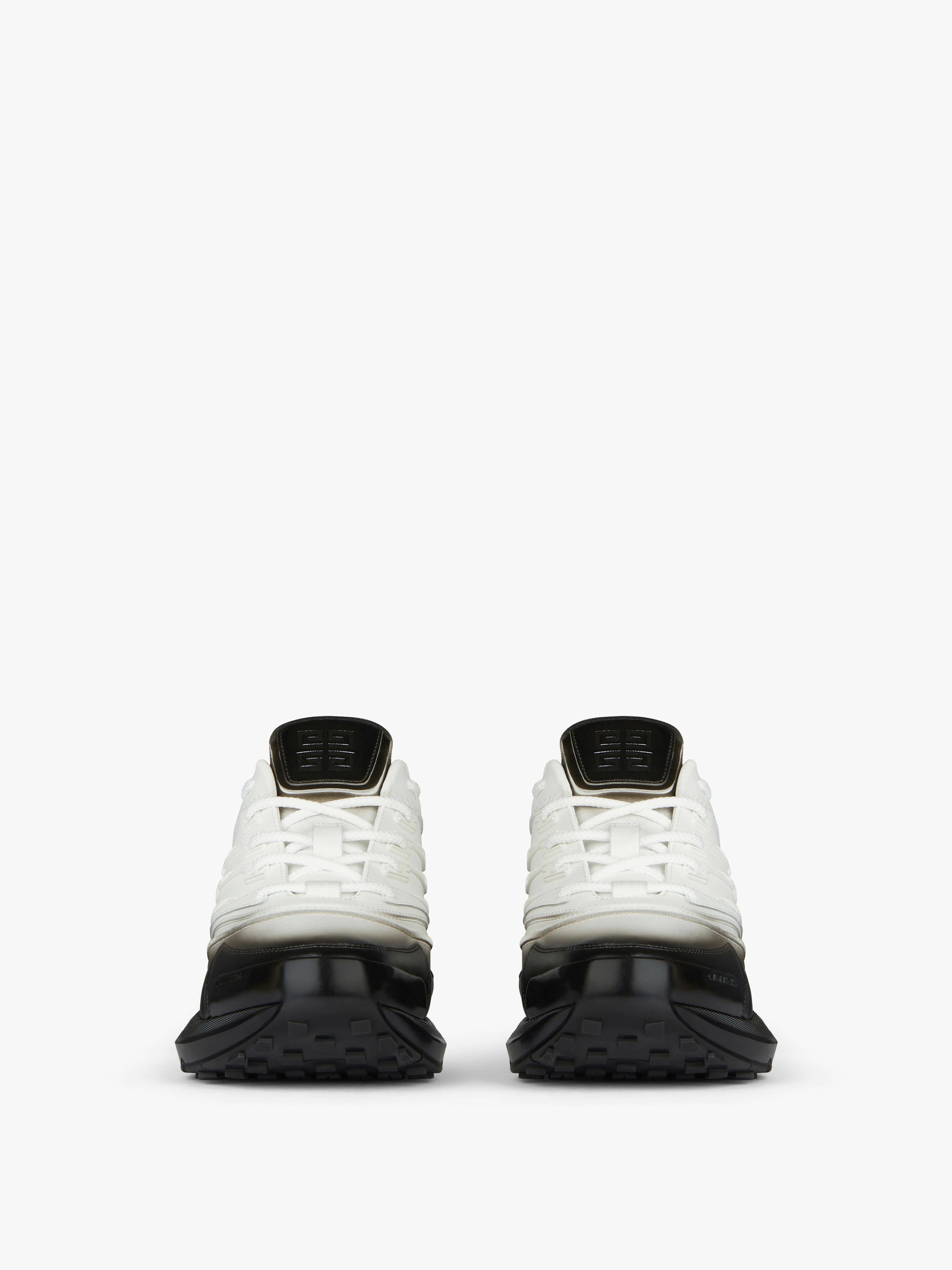 GIV 1 SNEAKERS IN LEATHER WITH TAG EFFECT PRINT - 2