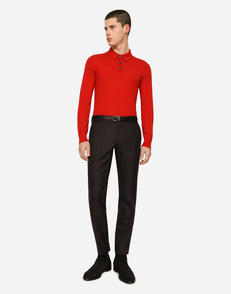 Dolce & Gabbana Cashmere polo-style sweater outlook