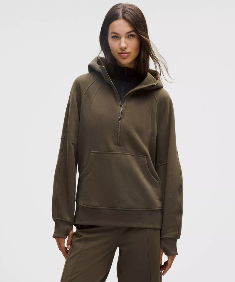 Scuba Oversized Half-Zip Hoodie *Long 1