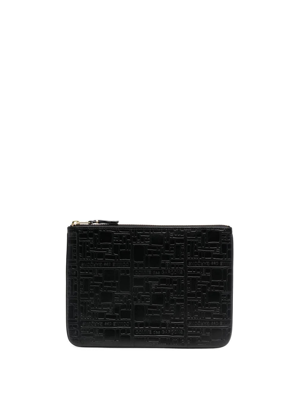 embossed-logo pouch - 1