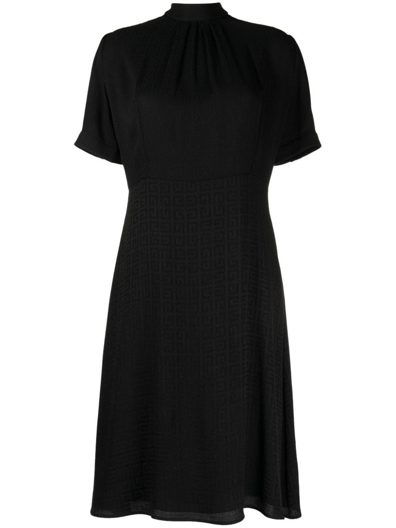 4G-jacquard silk midi dress 1
