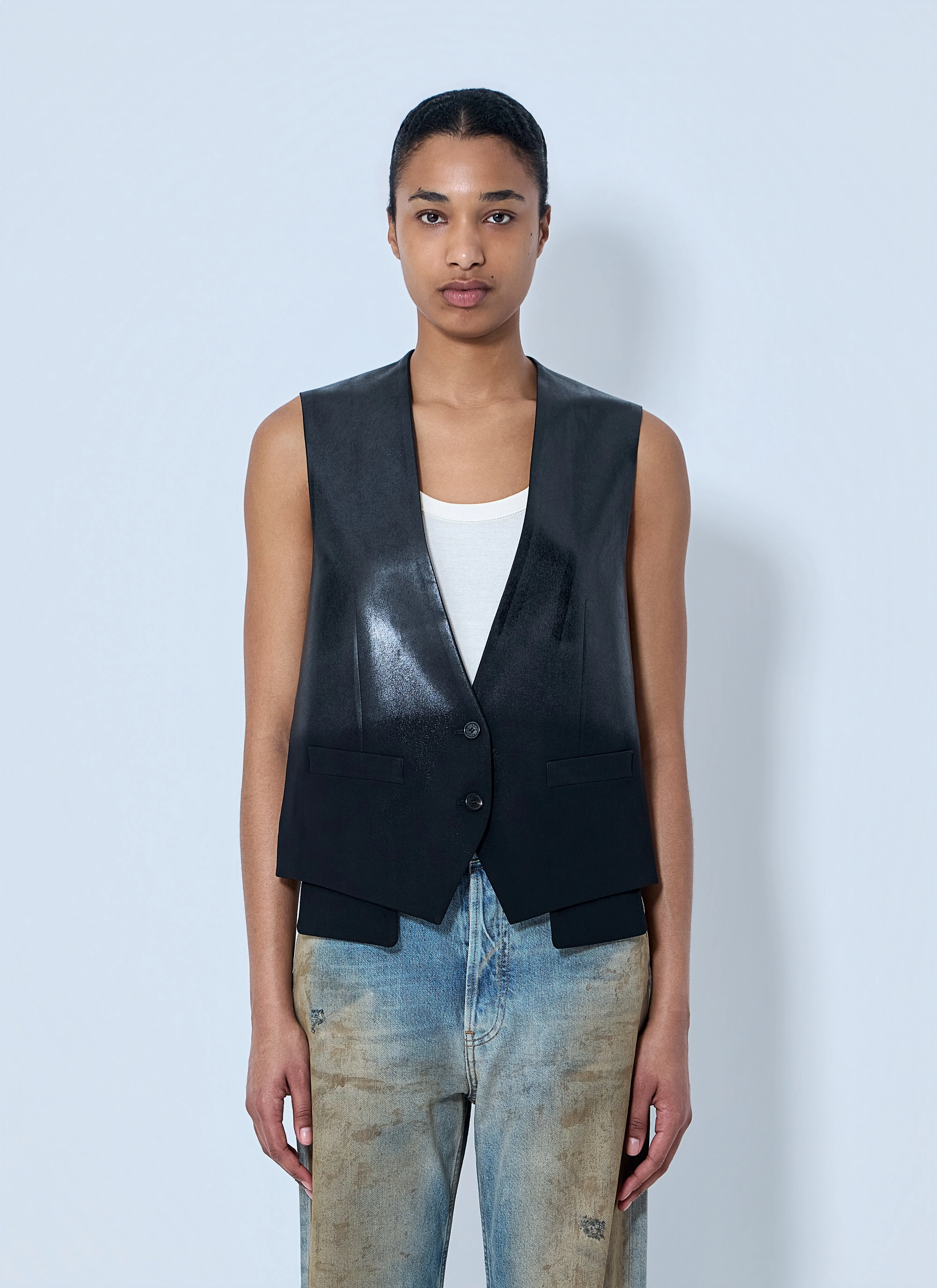 Acne Studios Women Tailored Sleeveless Waistcoat - 1