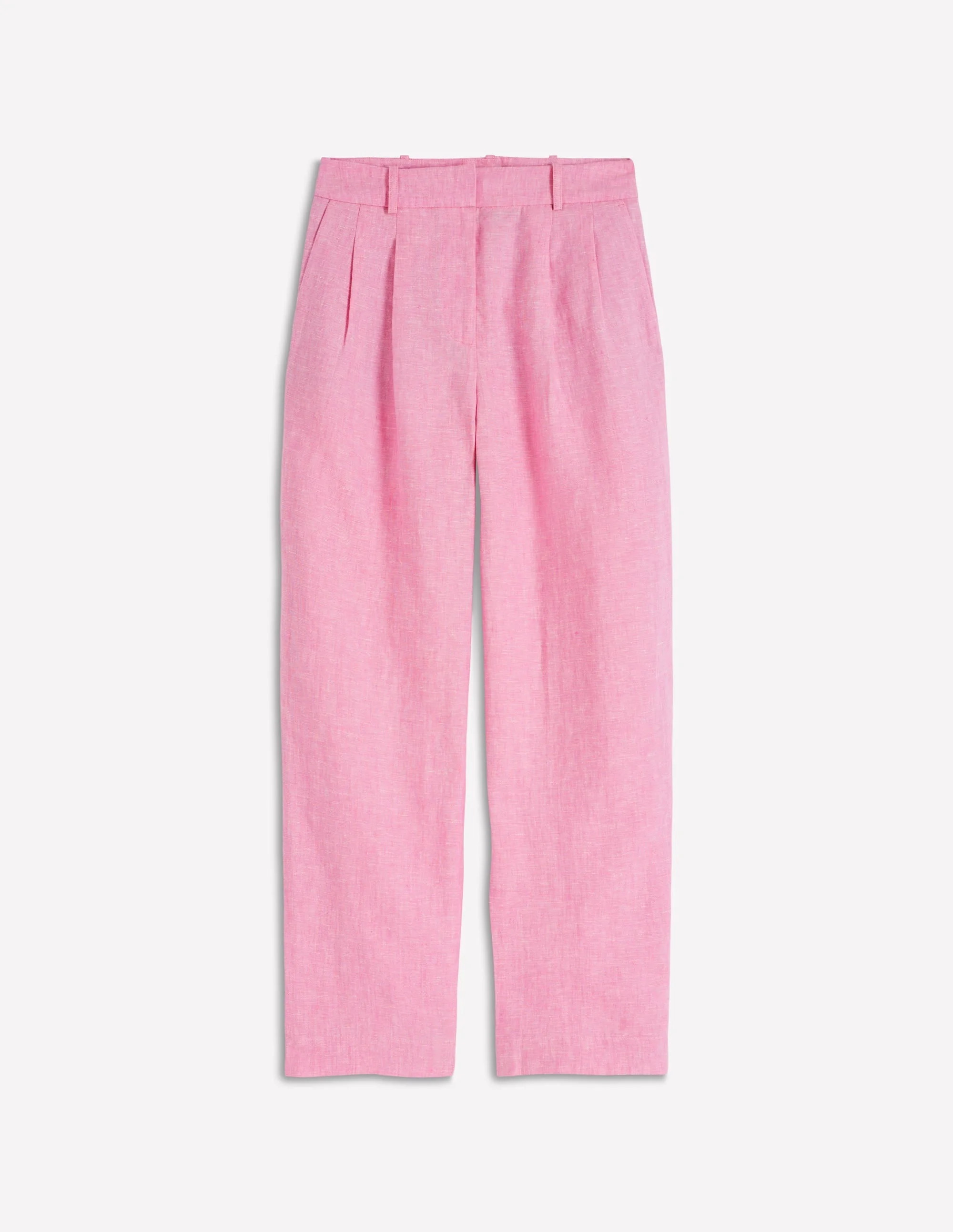 Bloomsbury Linen Pants-Moonlit Mauve Chambray - 1