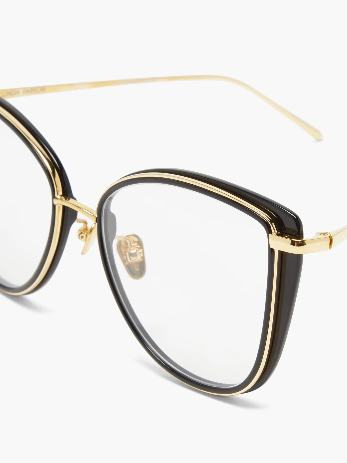 Liza butterfly-frame acetate glasses - 2