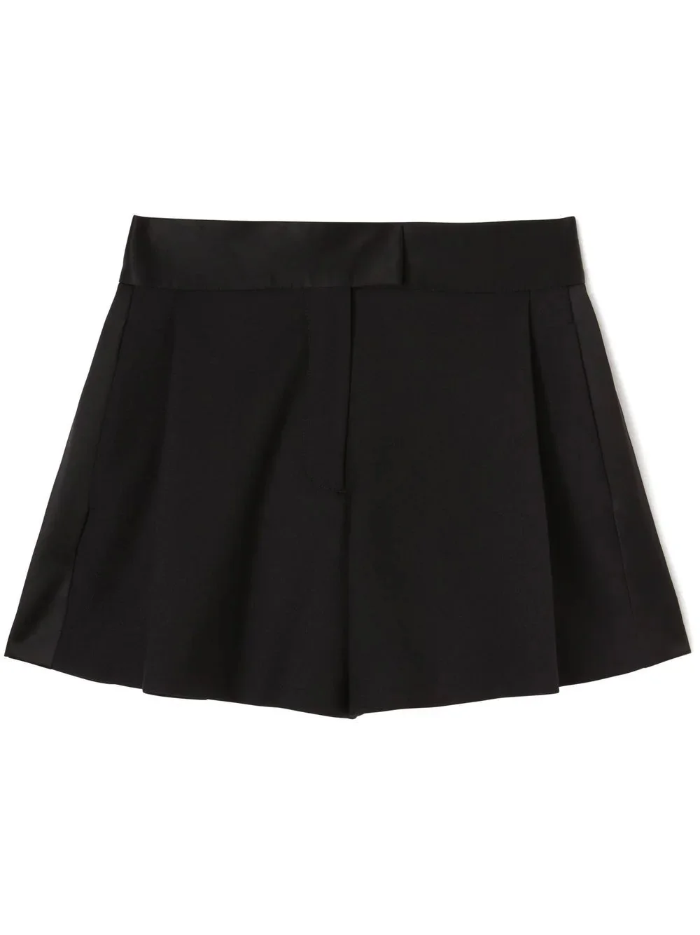 tailored A-line shorts - 1