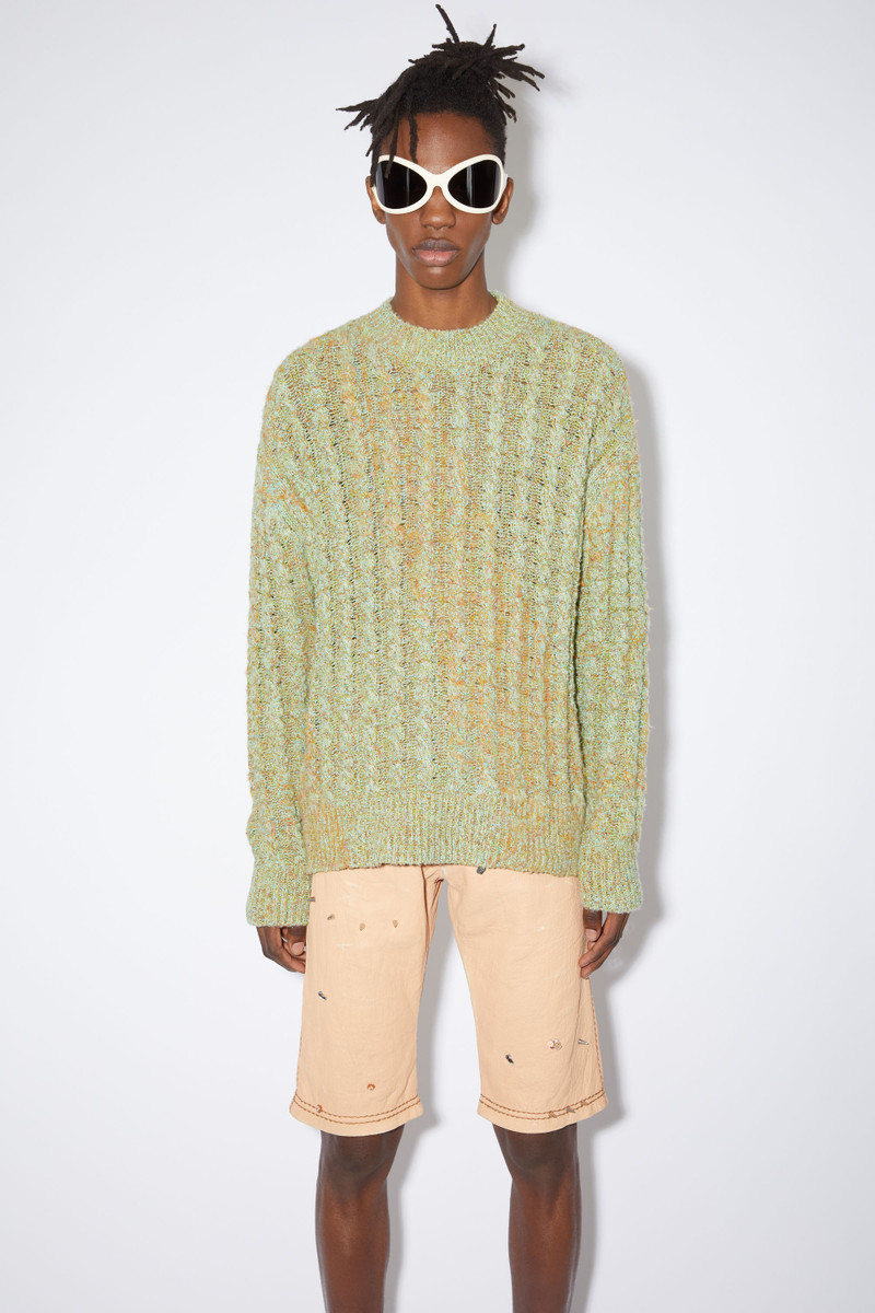 Acne Studios Cable knit jumper - Mint green outlook