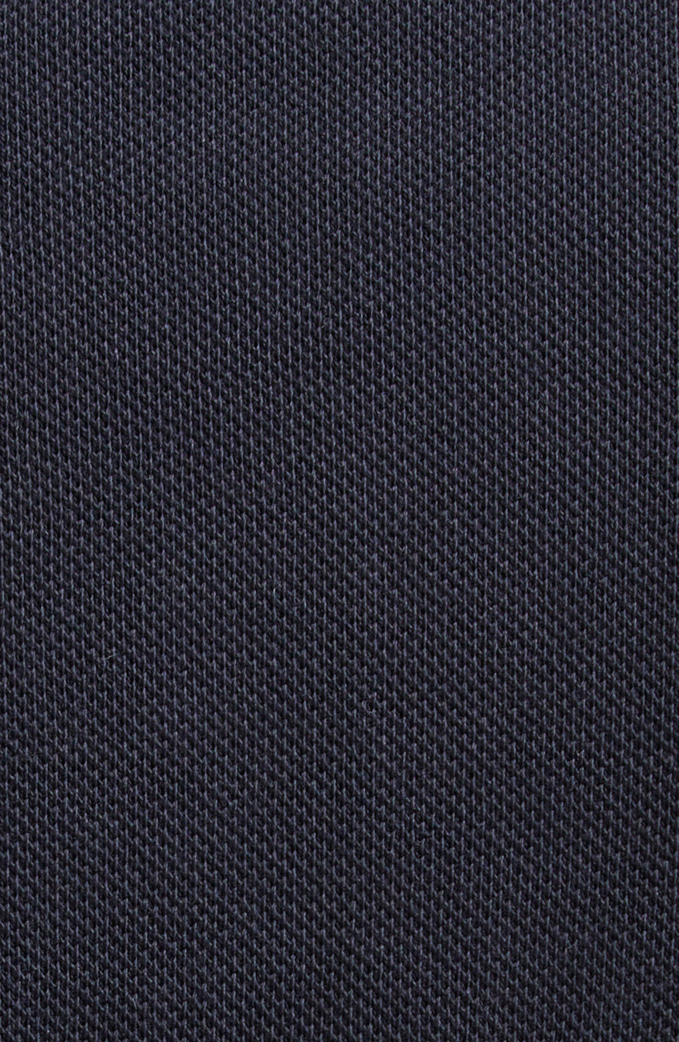 Moncler Mixed Media Polo Dress in Dark Navy Blue at Nordstrom - 6