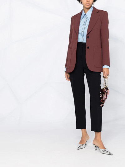 MSGM single-breasted tailored blazer outlook