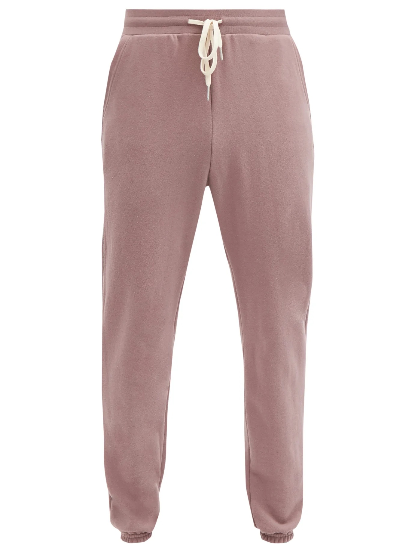 LA cotton-terry track pants - 1