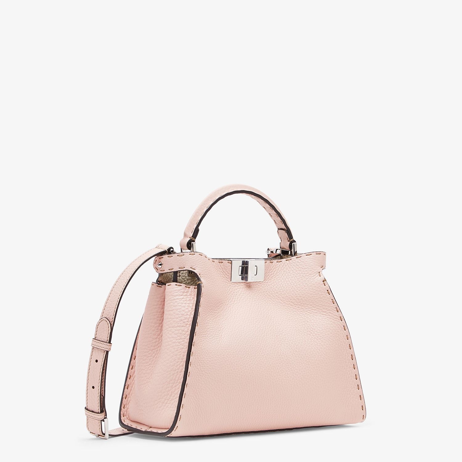 Pink leather bag - 2