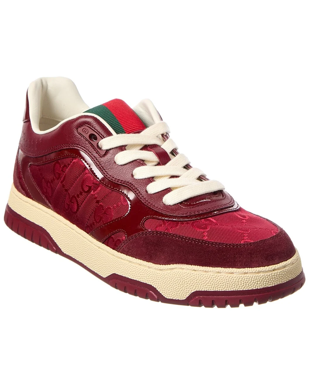 Gucci Re-Web GG Canvas & Leather Sneaker - 1