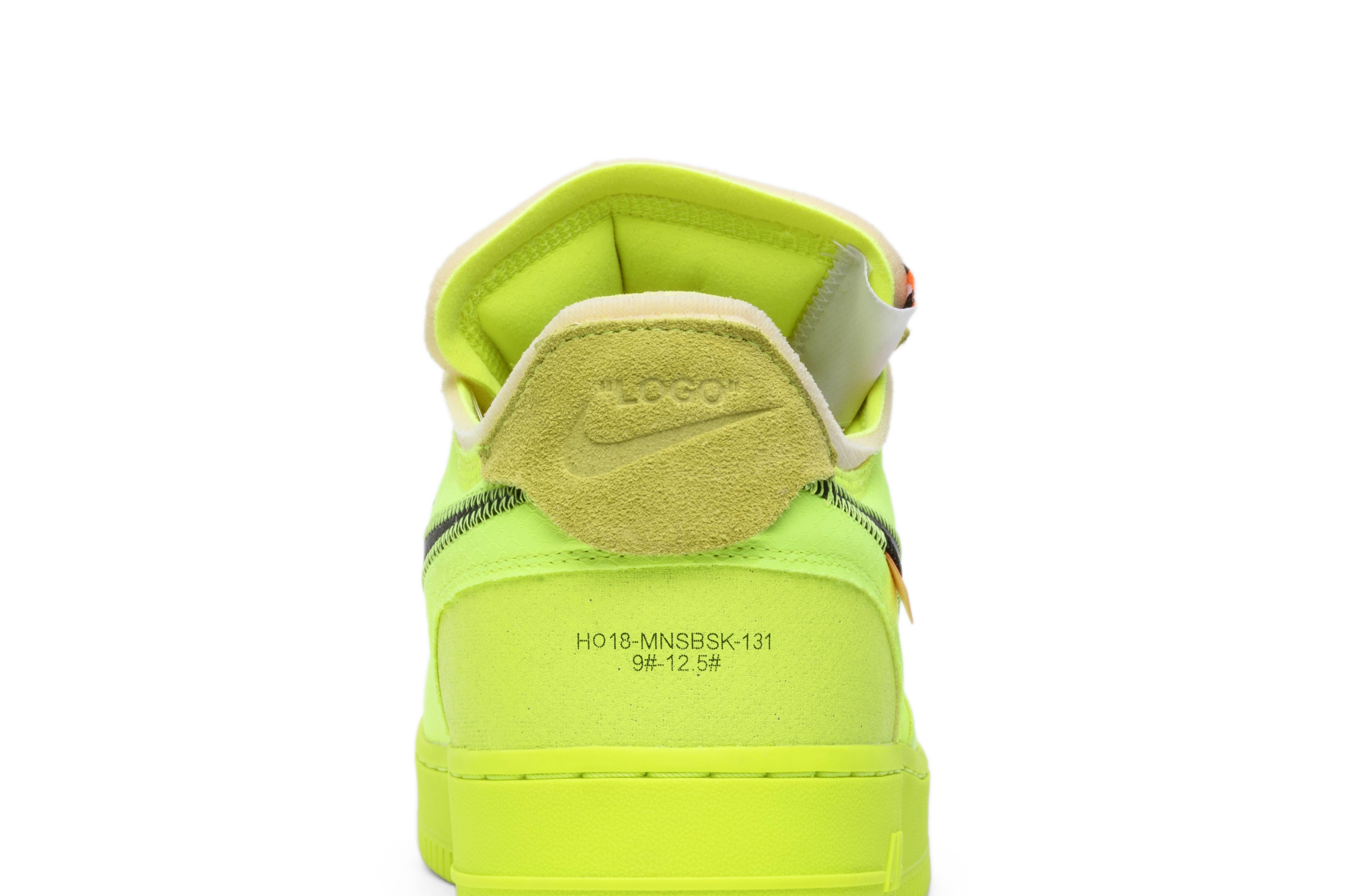 Off-White x Air Force 1 Low 'Volt' - 7