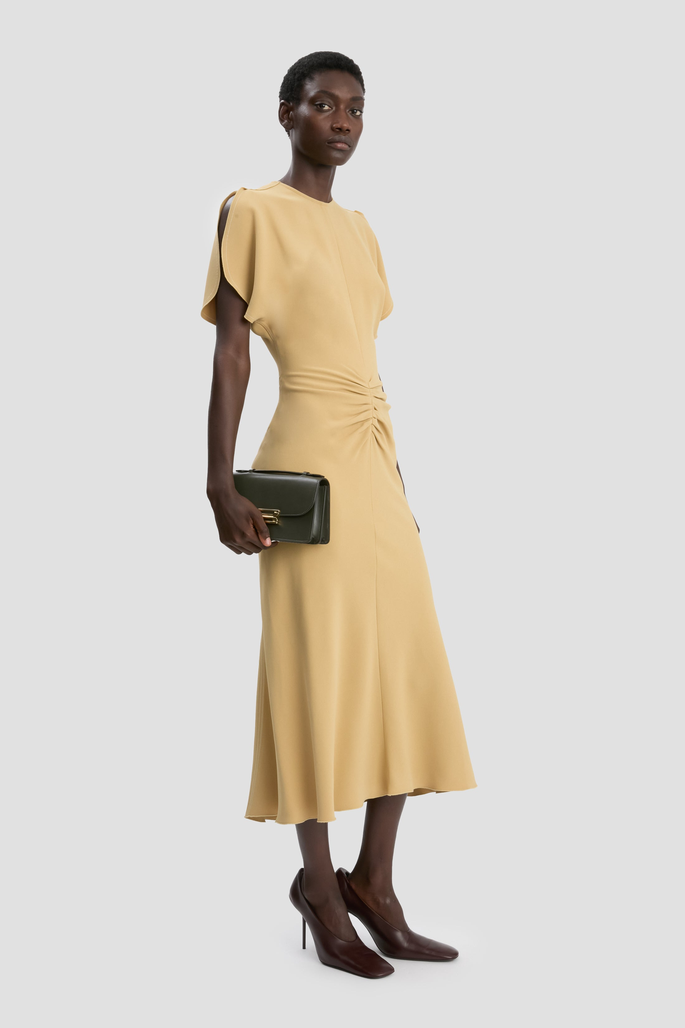 Mini Dorian Bag In Dark Olive Smooth Leather - 2