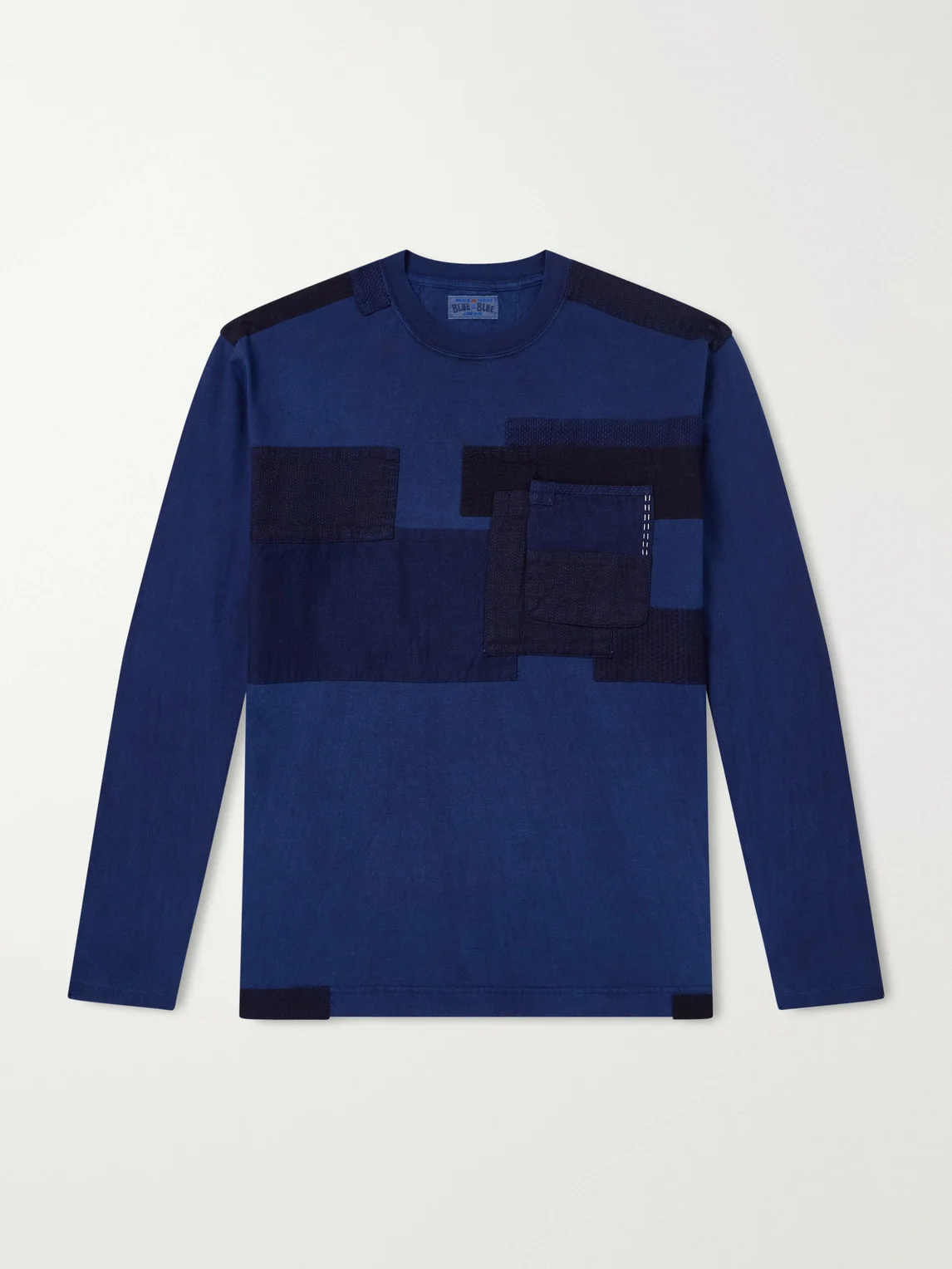 Nenrin Patchwork Cotton-Jersey T-Shirt - 1