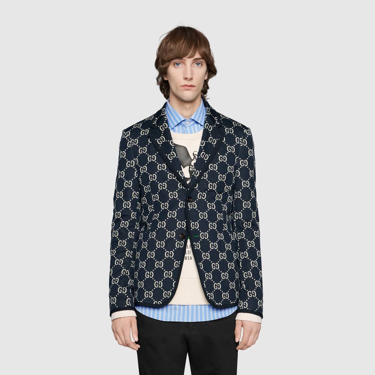 GUCCI GG jacquard jacket | REVERSIBLE