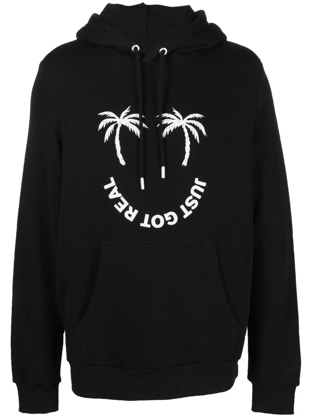 Green Label pal-print hoodie - 1