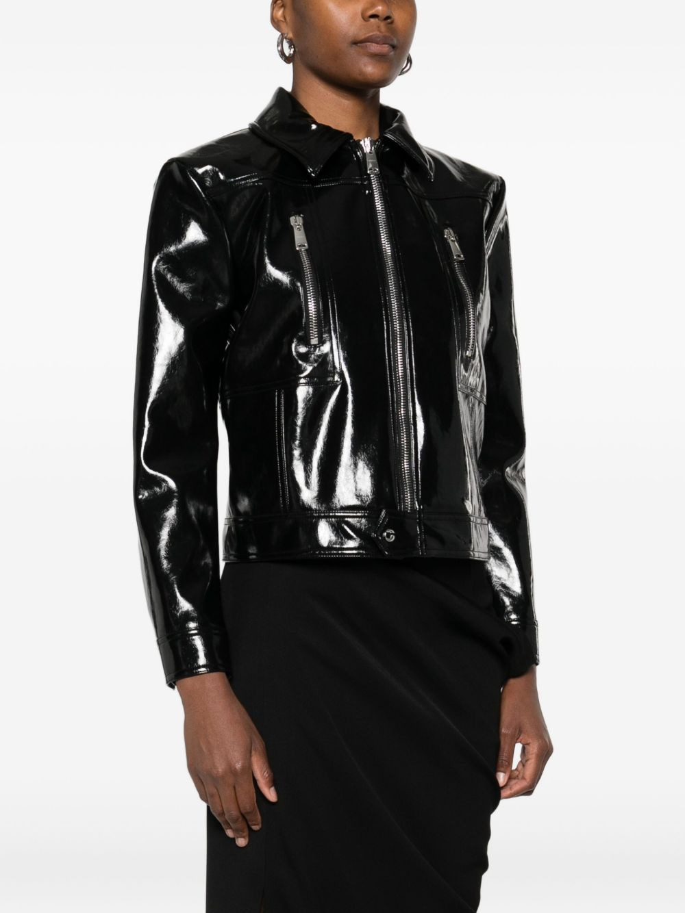 zip-front jacket - 3