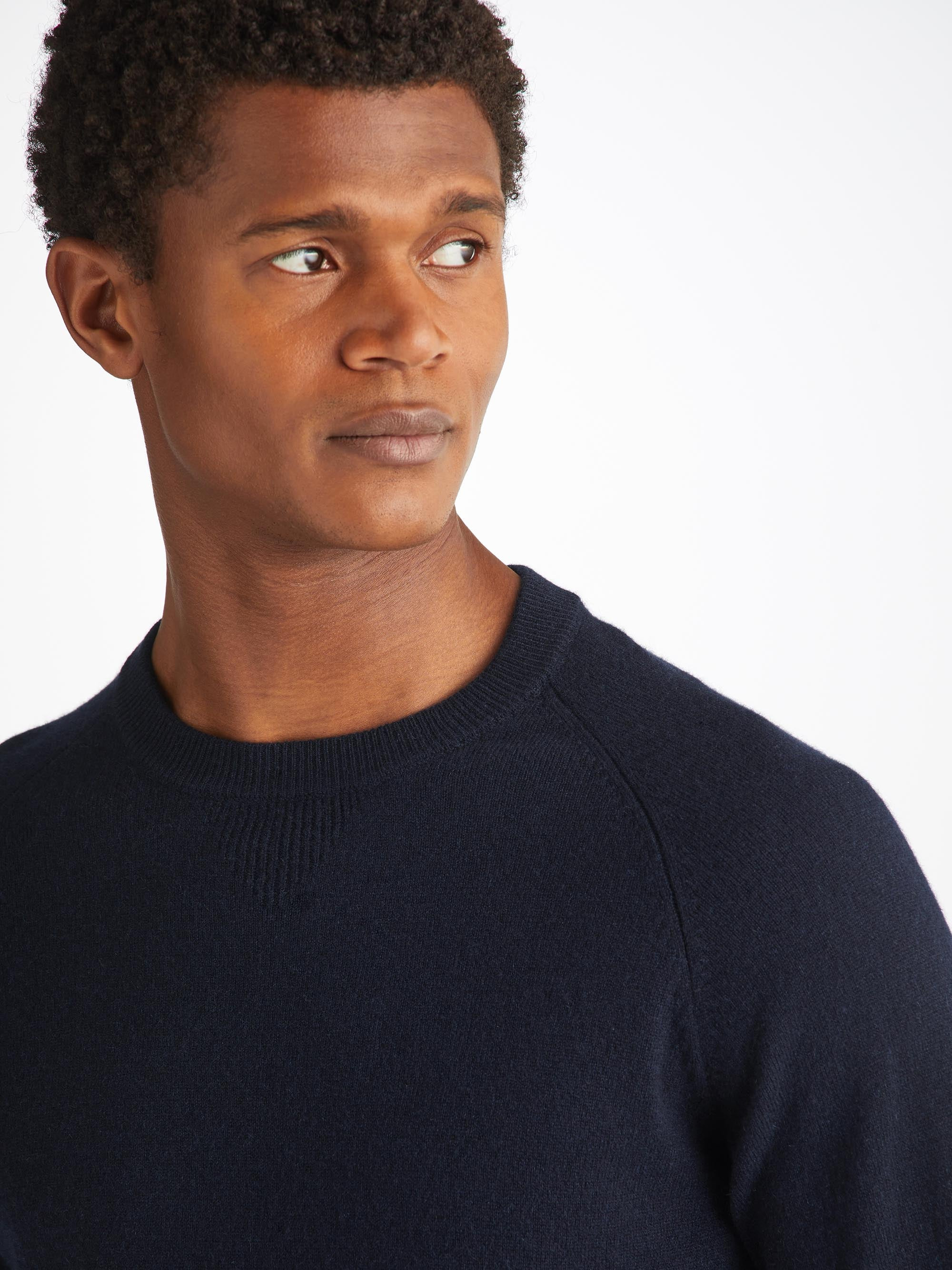 Men's Sweater Finley Cashmere Navy - 5