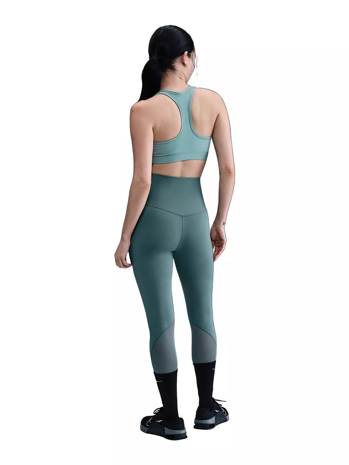 Women's Swoosh Medium Support Padded Sports Bra -Green - 5