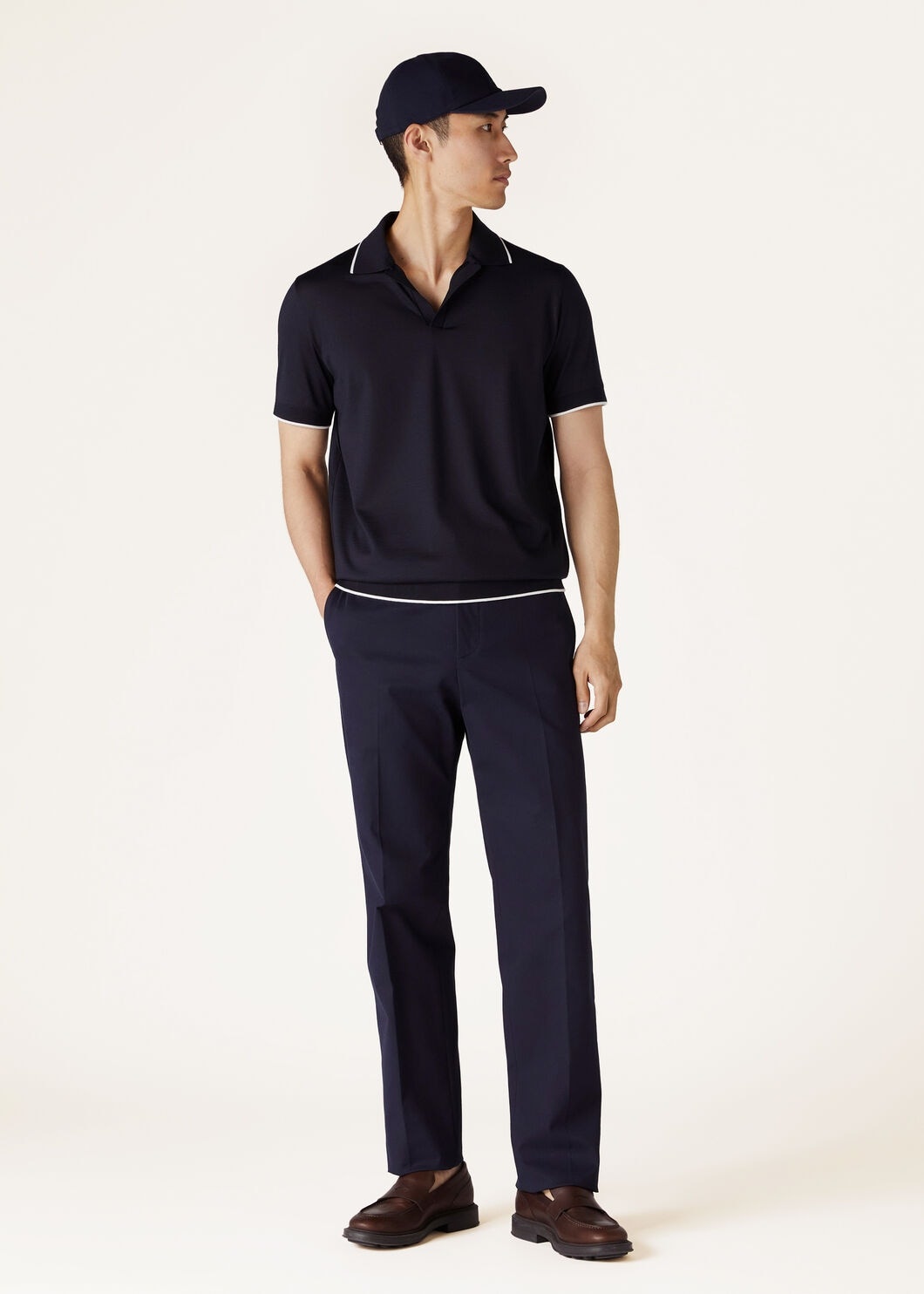 Buttonless Polo Shirt - 2