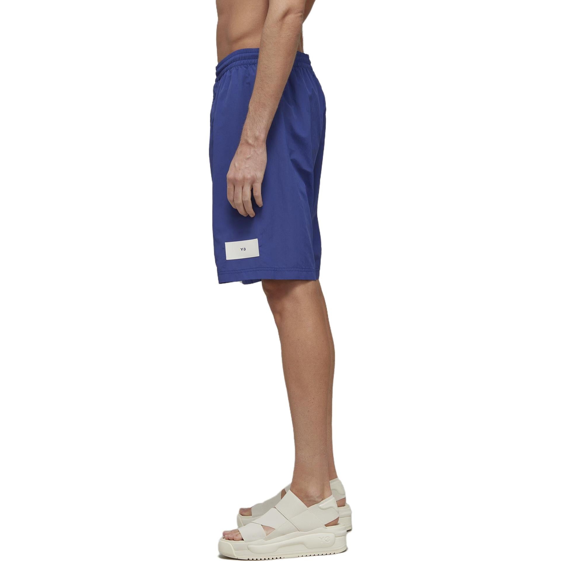 adidas Y-3 Mid-Length Swim Shorts 'Blue' IA1453 - 4