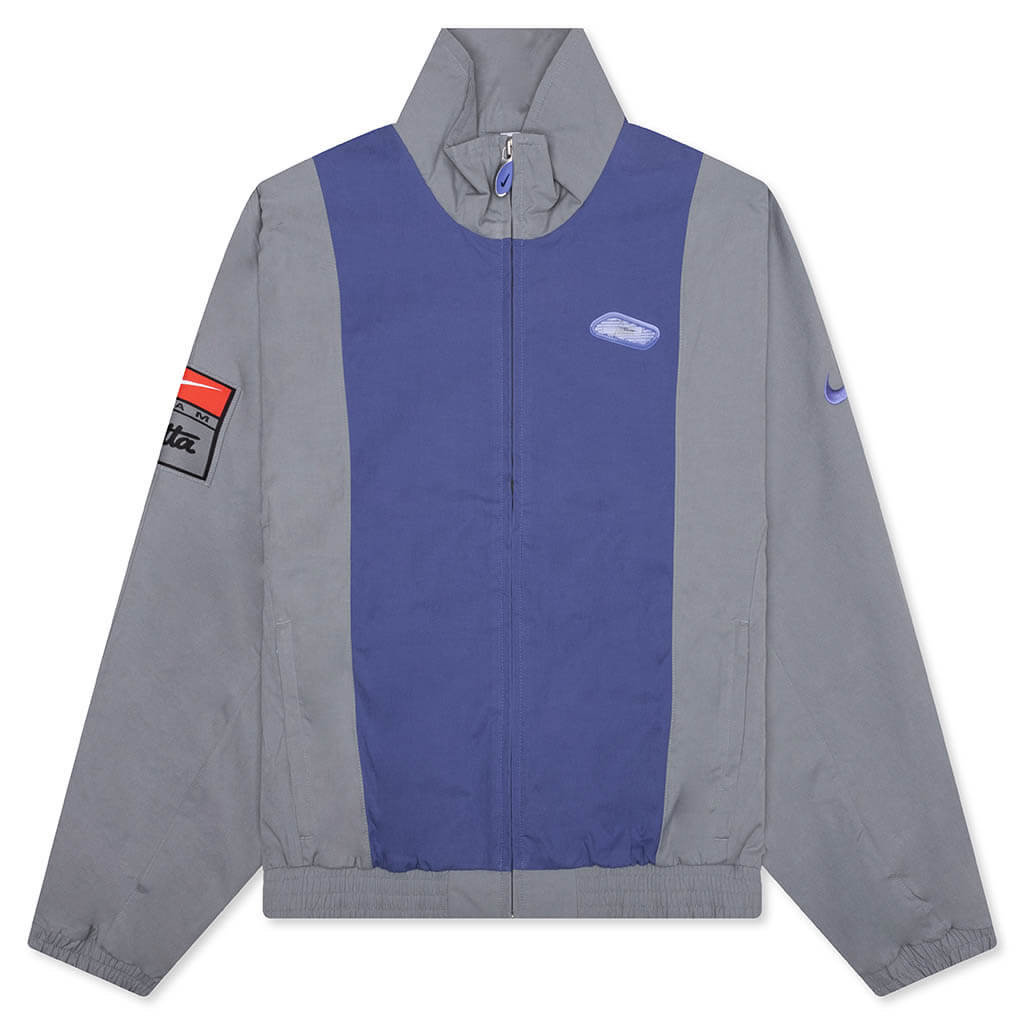 NIKE X PATTA TRACK JACKET - PARTICLE GREY/SAPPHIRE - 1