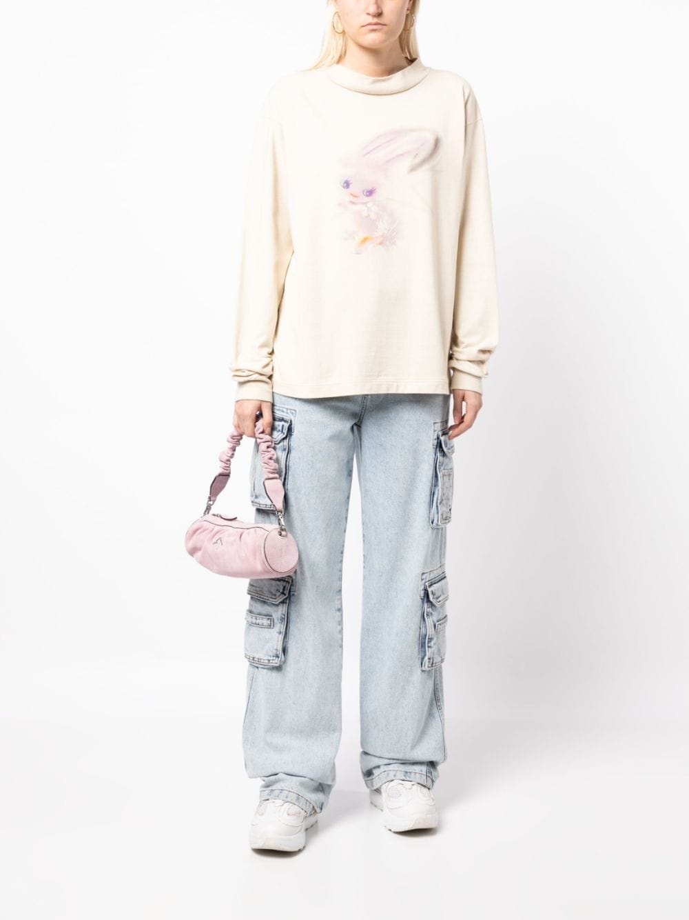 graphic-print cotton sweatshirt - 2