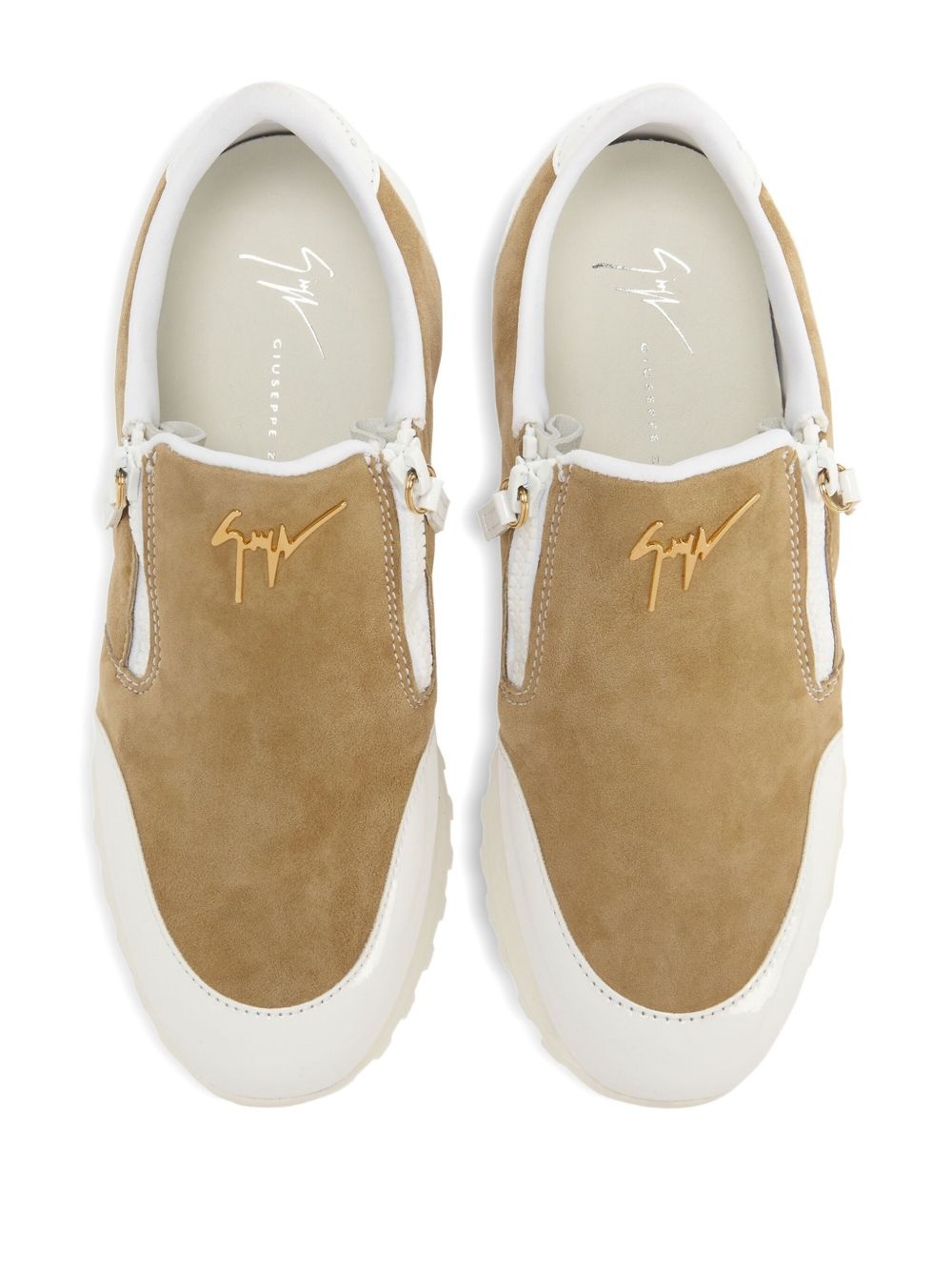 Ilde zip-detail suede sneakers - 4