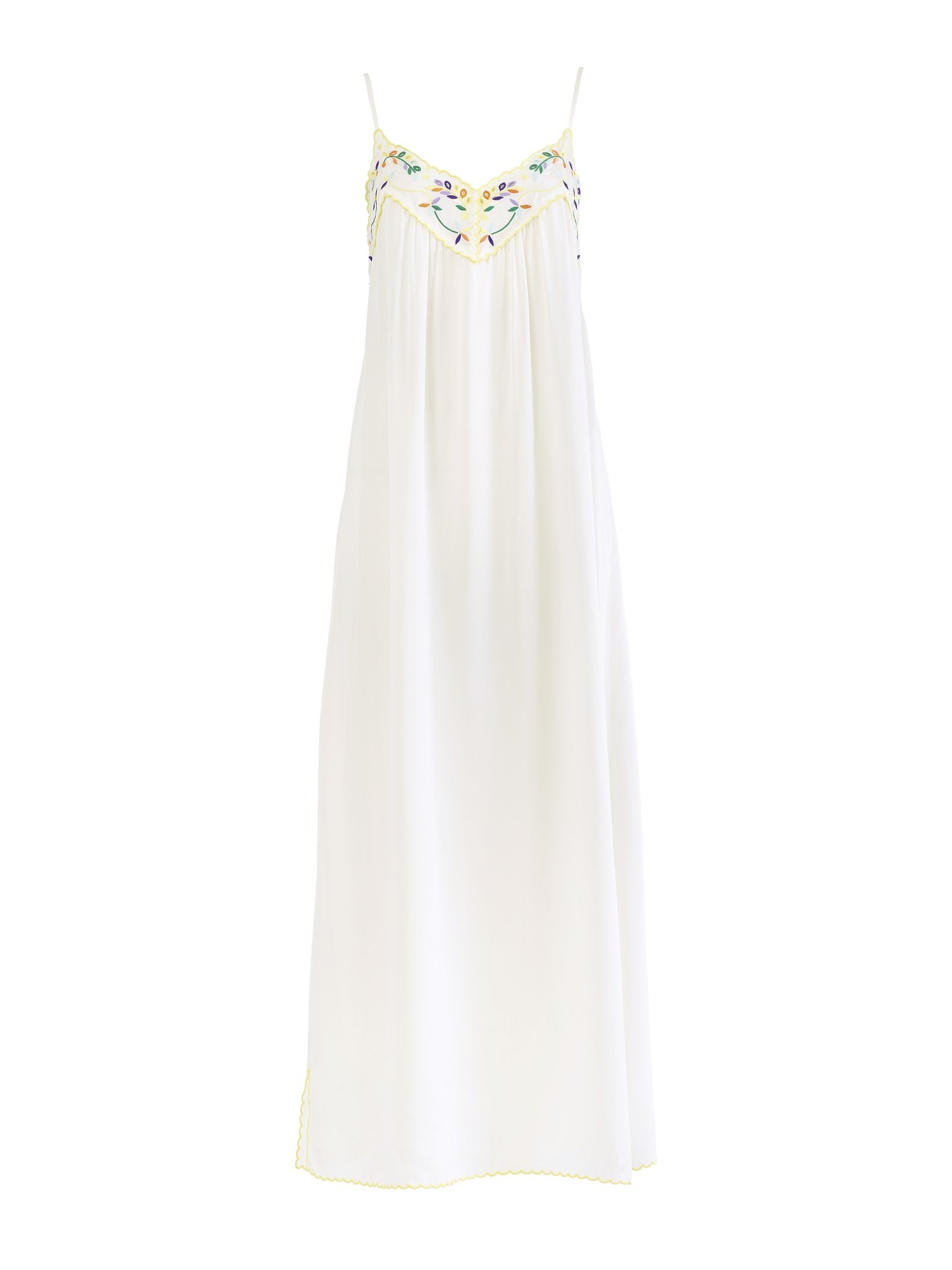 EMBROIDERED SLIP DRESS - 1