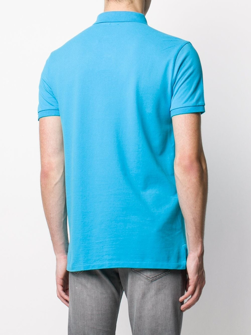 embroidered logo polo shirt 4