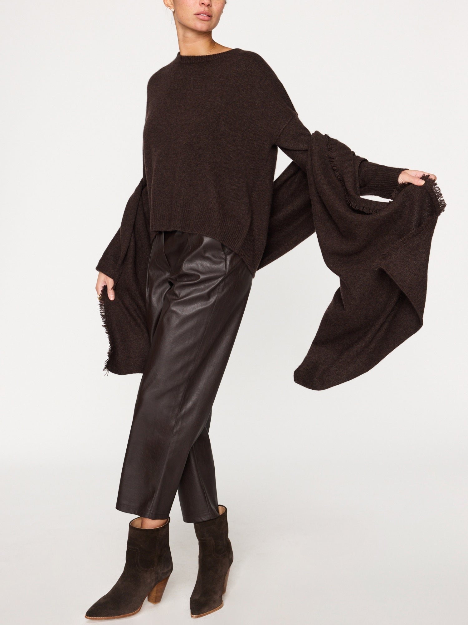 The Cashmere Fringe Wrap - 5