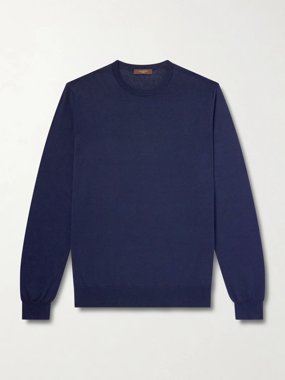 Cotton and Silk-Blend Sweater - 1