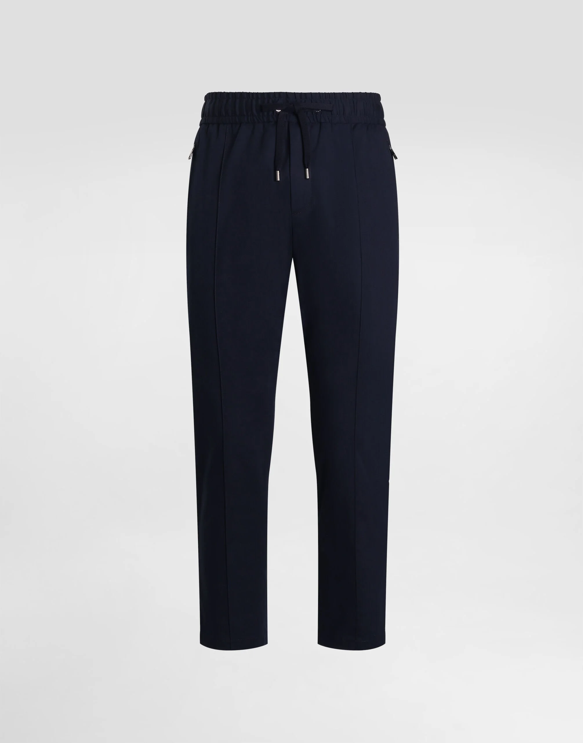 Stretch cotton gabardine jogging trousers - 1