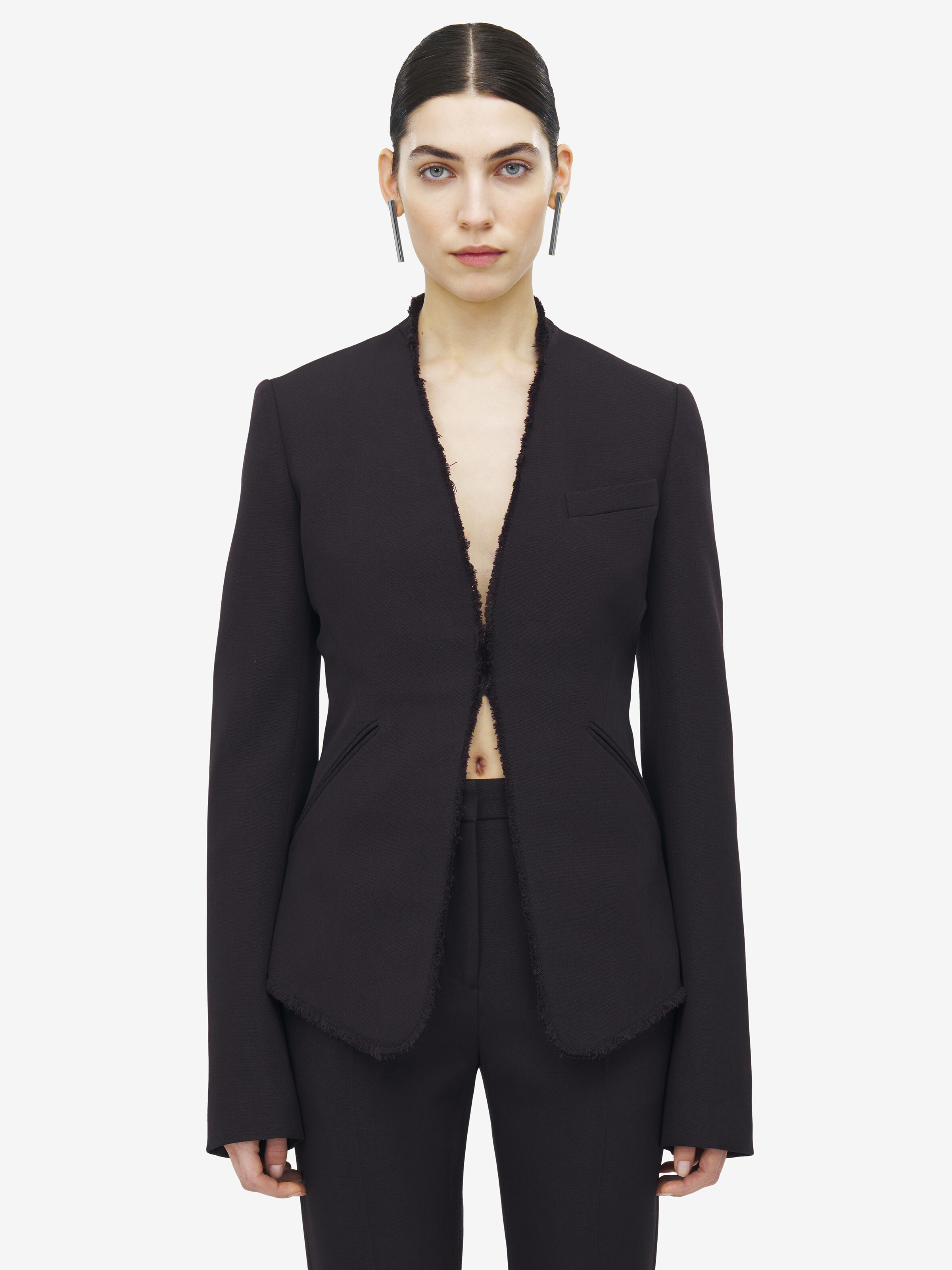 Raw Edge Tailored Jacket - 2