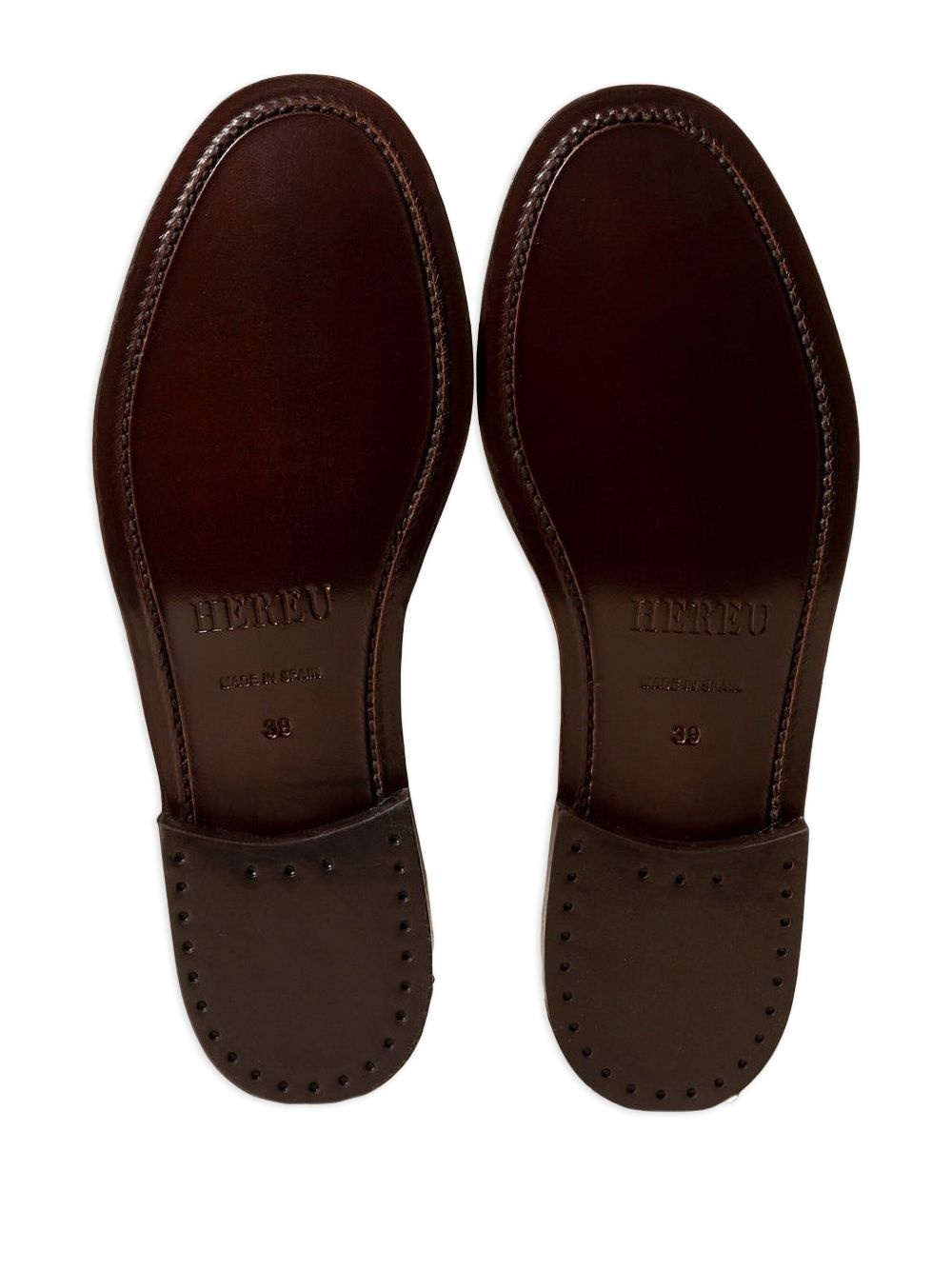 Picada perforated leather flats - 4