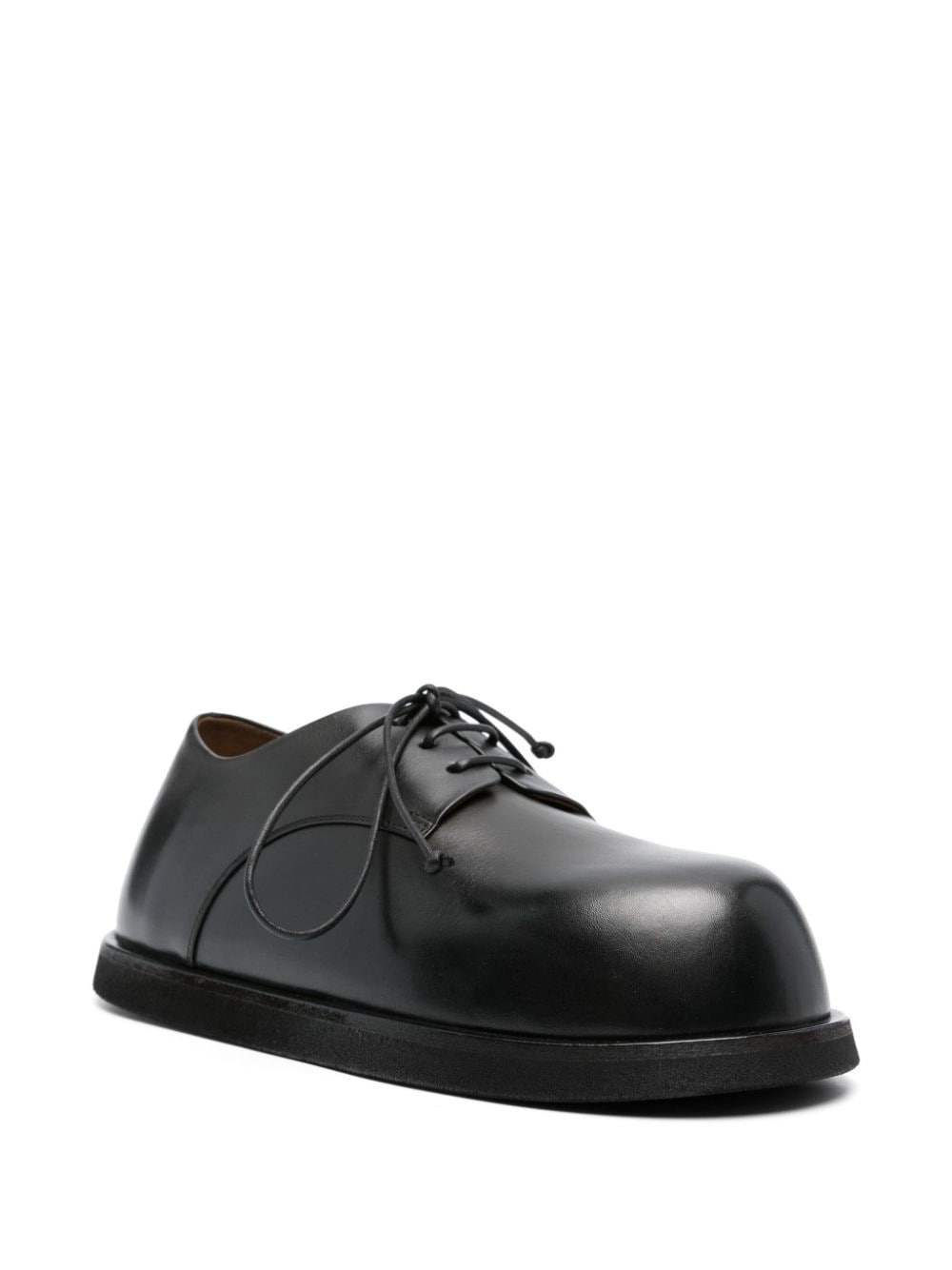lace-up leather loafers - 2
