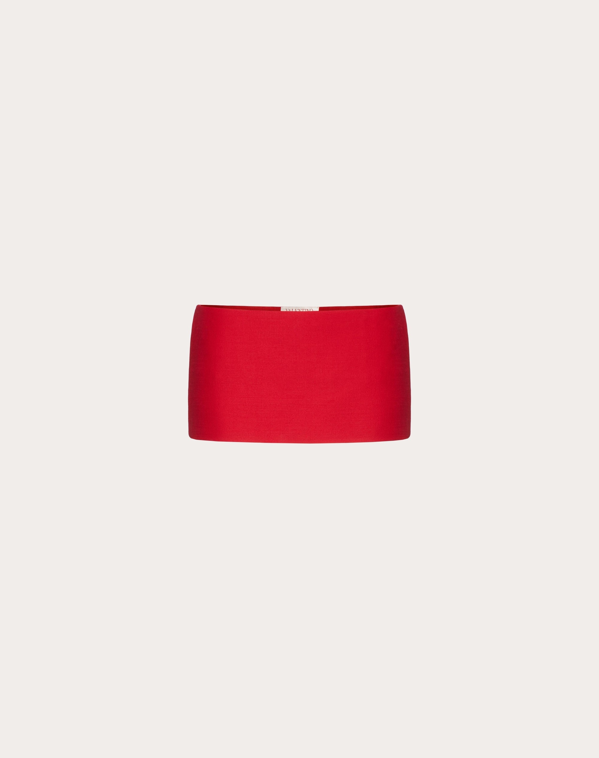 CREPE COUTURE MINI SKIRT - 1