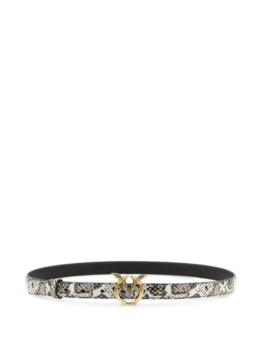 Love Birds python-print belt - 1