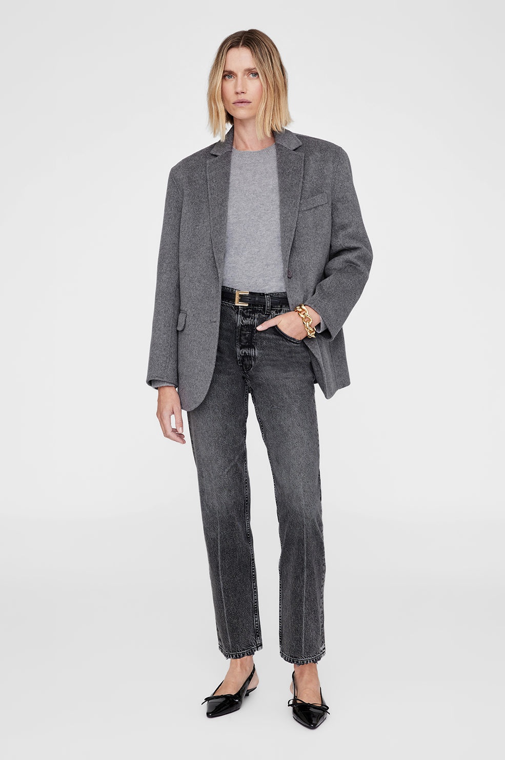 Quinn Blazer - Heather Grey - 2
